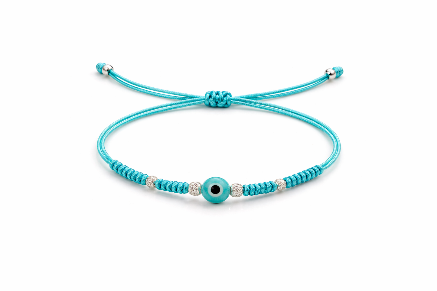 Evil Eye Aura Bracelet – Adjustable Protection Bracelet 925 SS