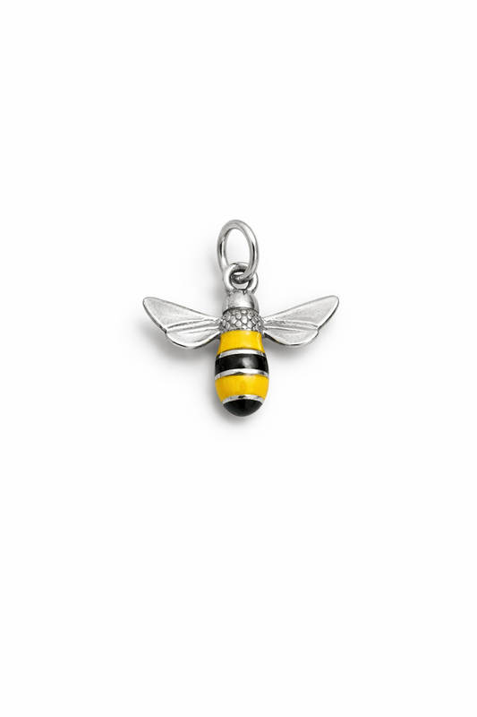 Bee Pendant Sterling Silver 925 -0.75”