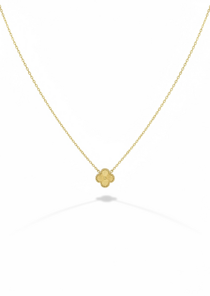 Trebol Necklace Sterling Silver 925- 14mm