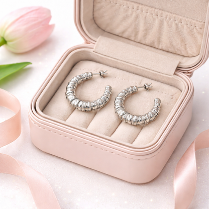 Valentina Hoops Earring Sterling Silver 925