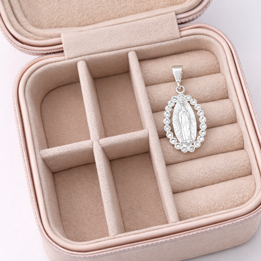 Our Lady of Guadalupe Pendant Sterling Silver 925