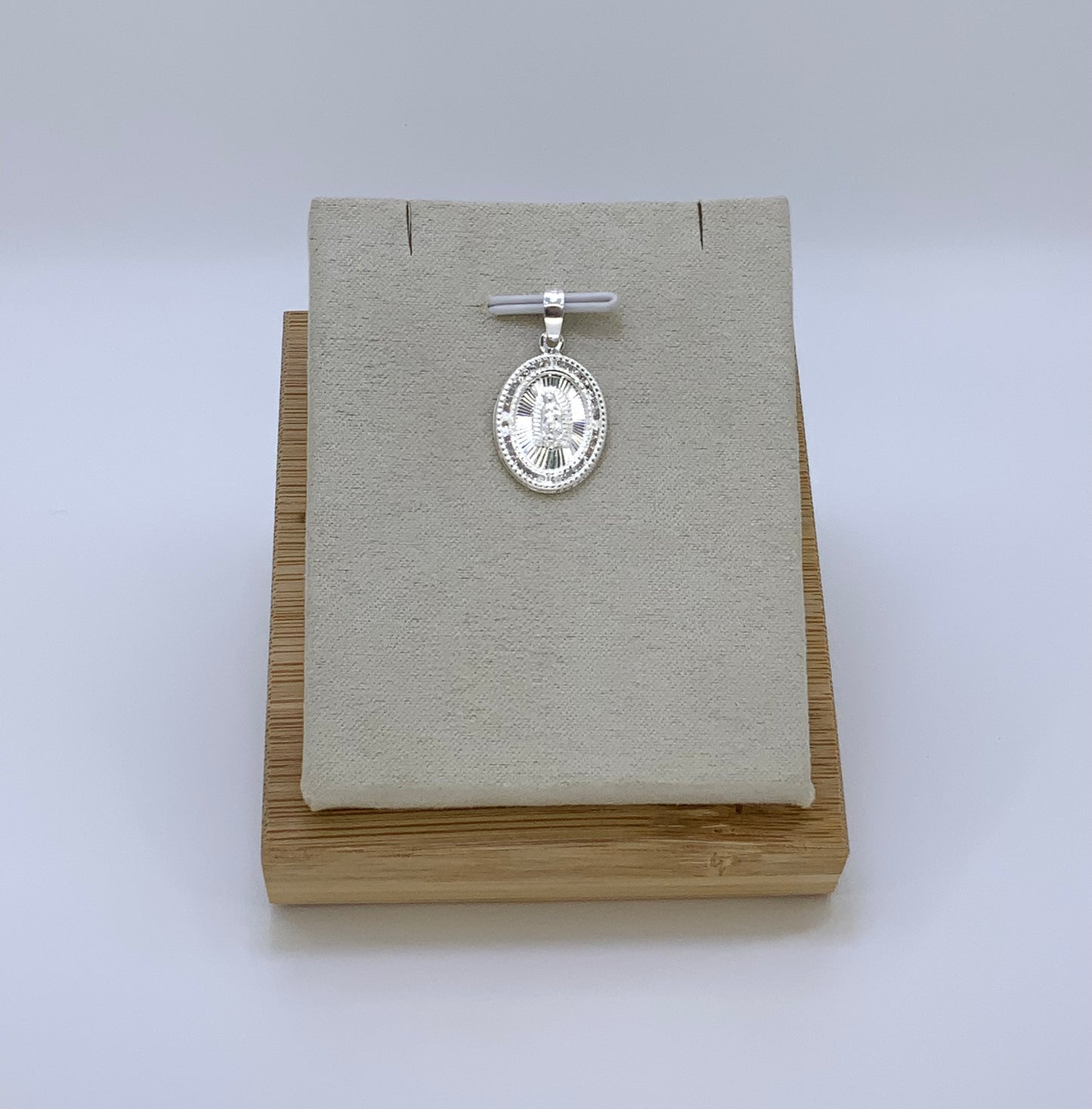 Our Lady of Guadalupe Pendant small ,Sterling Silver 925