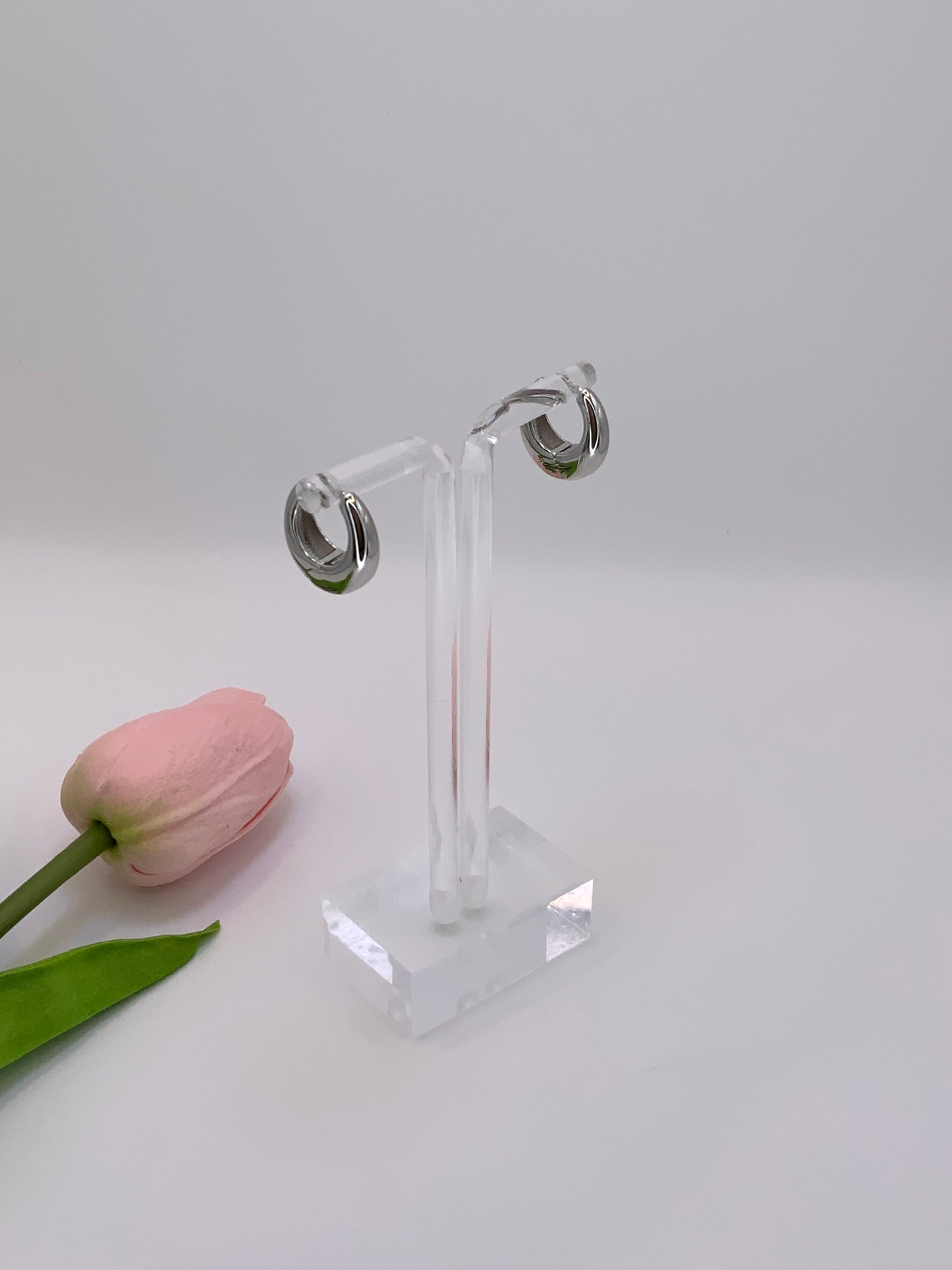 Alba Hoops Earrings Sterling Silver 925