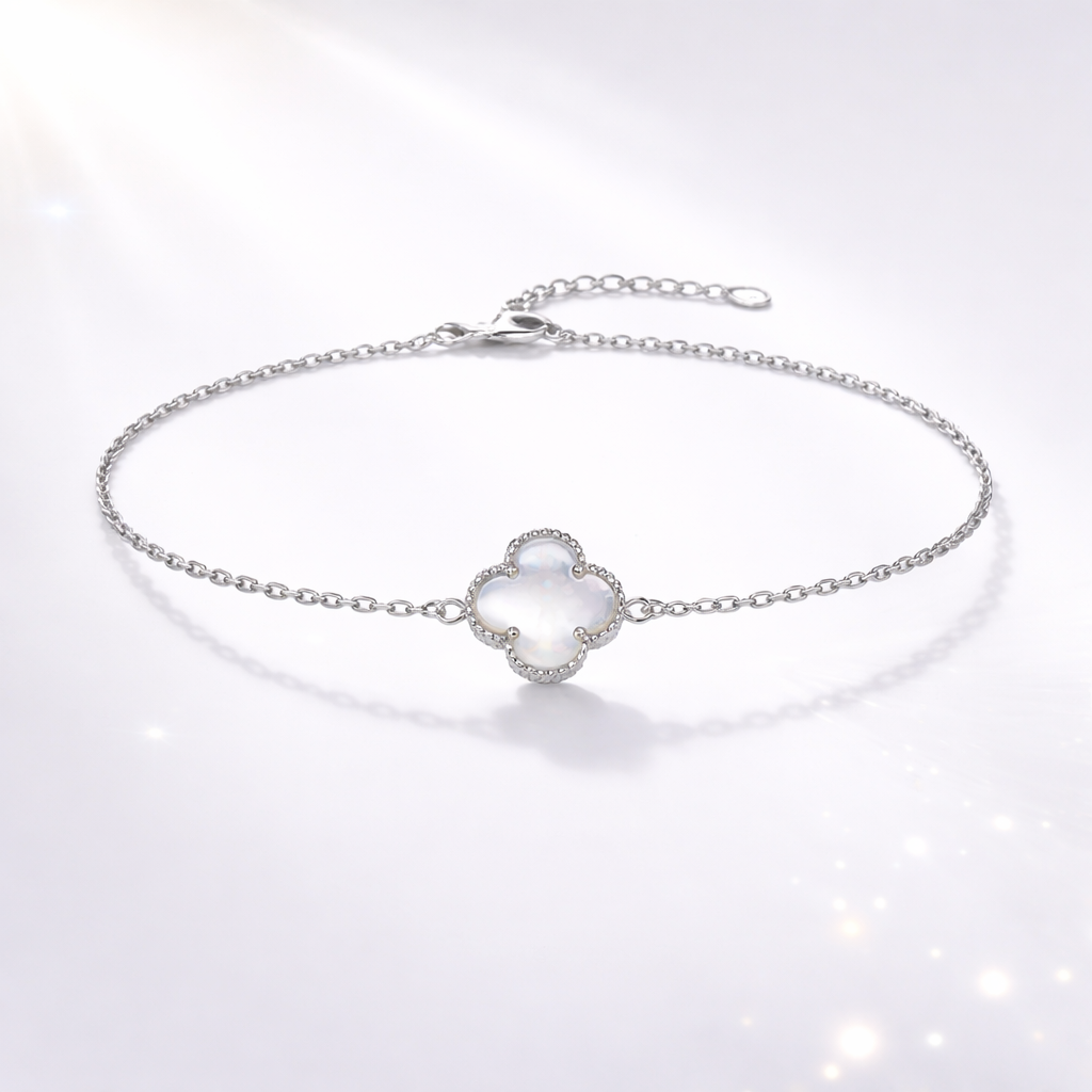 Perla  Single Clover 925 Sterling Silver- 12mm