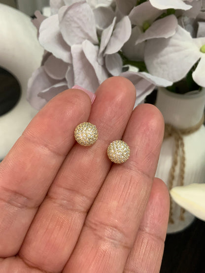 Bola de Fuego Stud Earring Sterling Silver 925