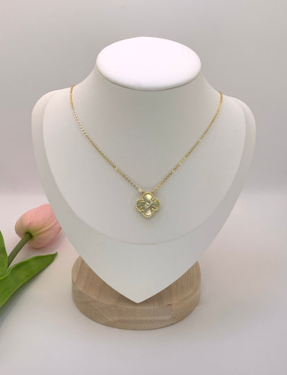 Trebol Necklace Sterling Silver 925