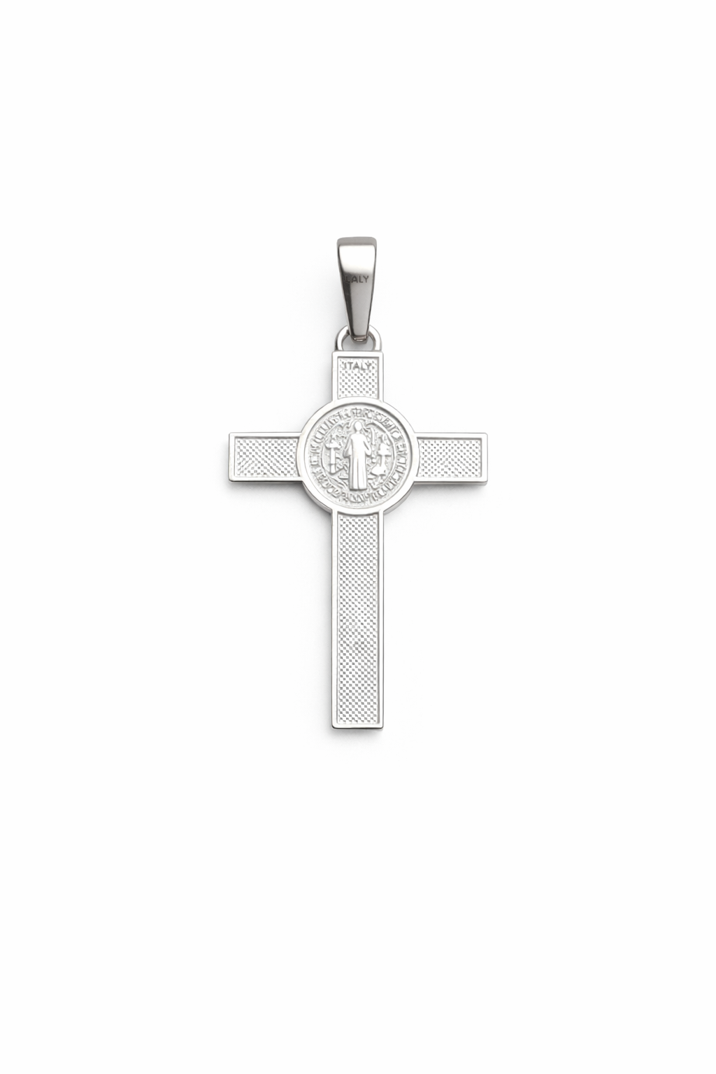 Saint Benedict Protection Cross – Sterling Silver 925- 1.3”