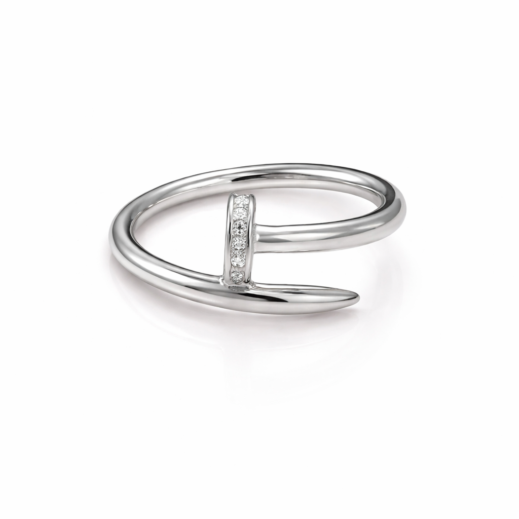 Clavo Ring CZ 925 Sterling Silver