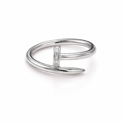Clavo Ring CZ 925 Sterling Silver