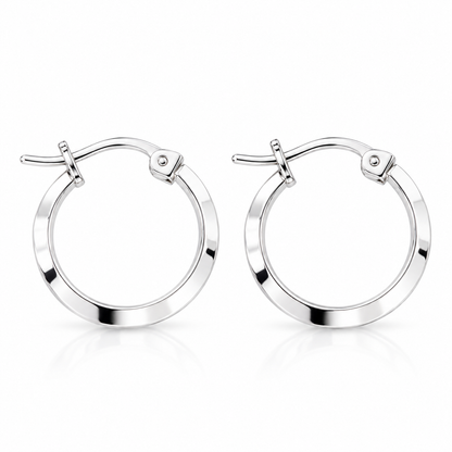 Sienna Hoops | 925 Sterling Silver-16mm