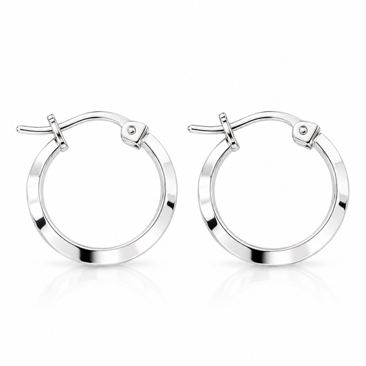 Sienna Hoops | 925 Sterling Silver-16mm