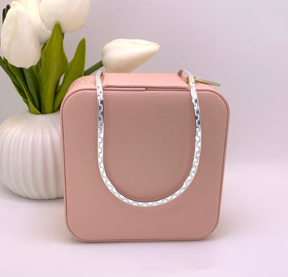 Azteca Chain  Necklace Sterling Silver 925