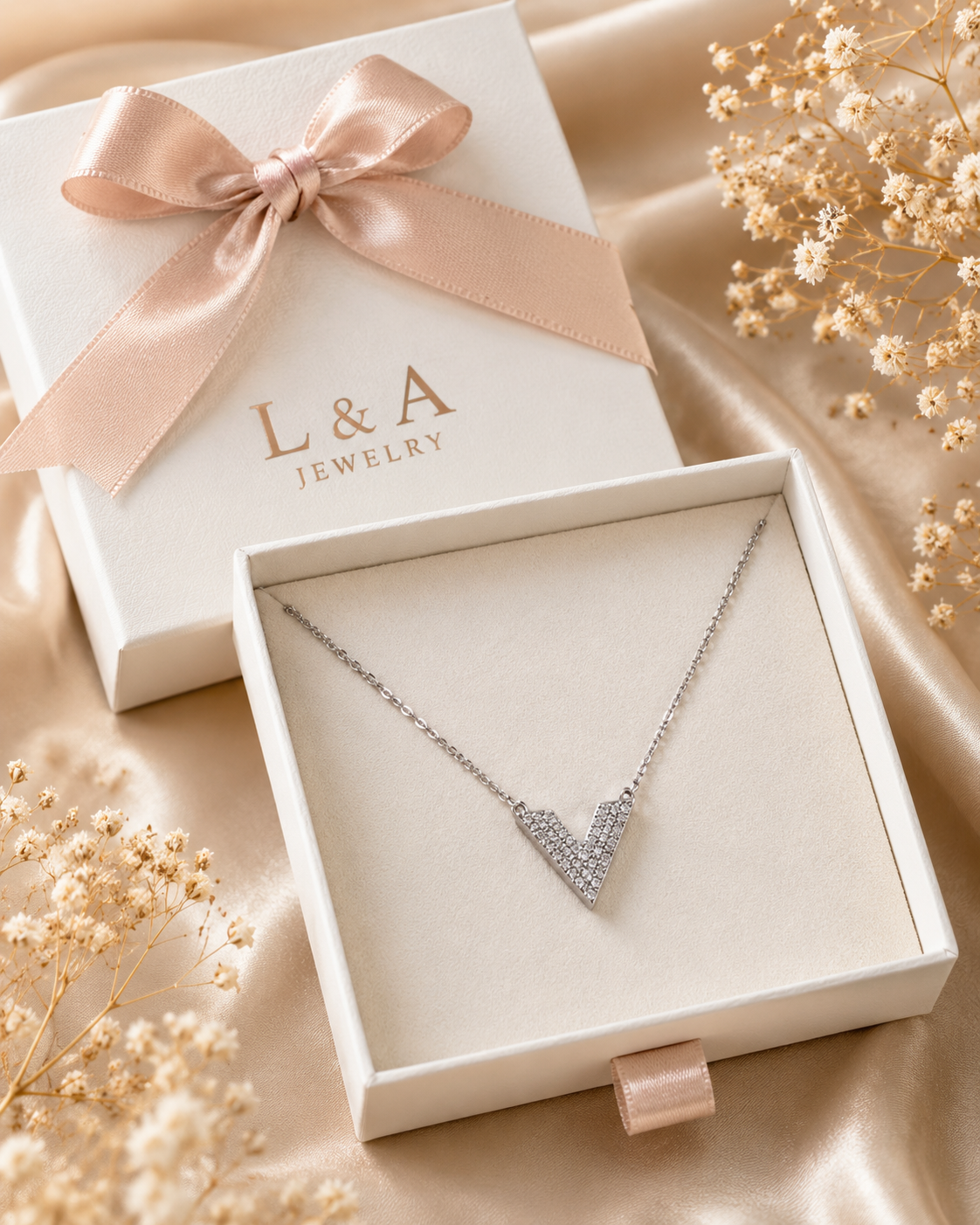 Valerie Necklace with Zc Sterling Silver 925