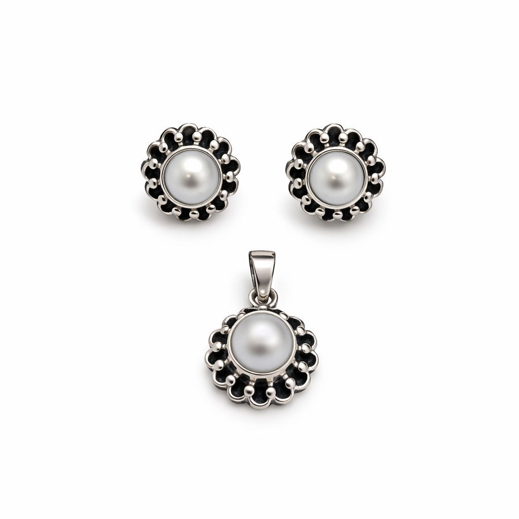 Set Perla Elegant  - Sterling Silver 925
