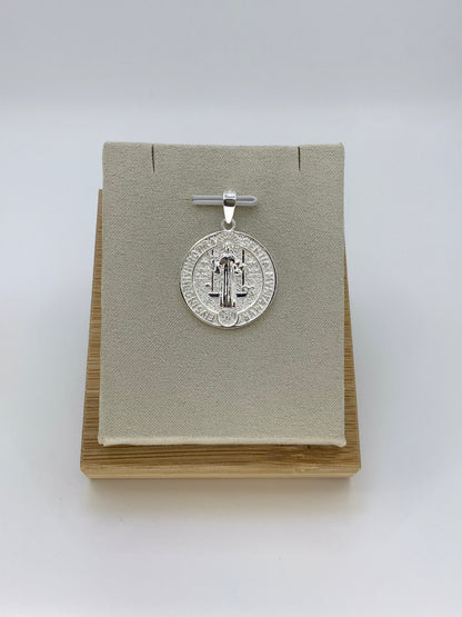 Saint Benedict Pendant Sterling Silver 925