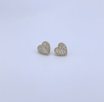 Diana heart earrings