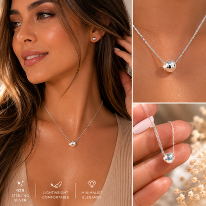 Carmela Necklace 925 Sterling Silver-8mm