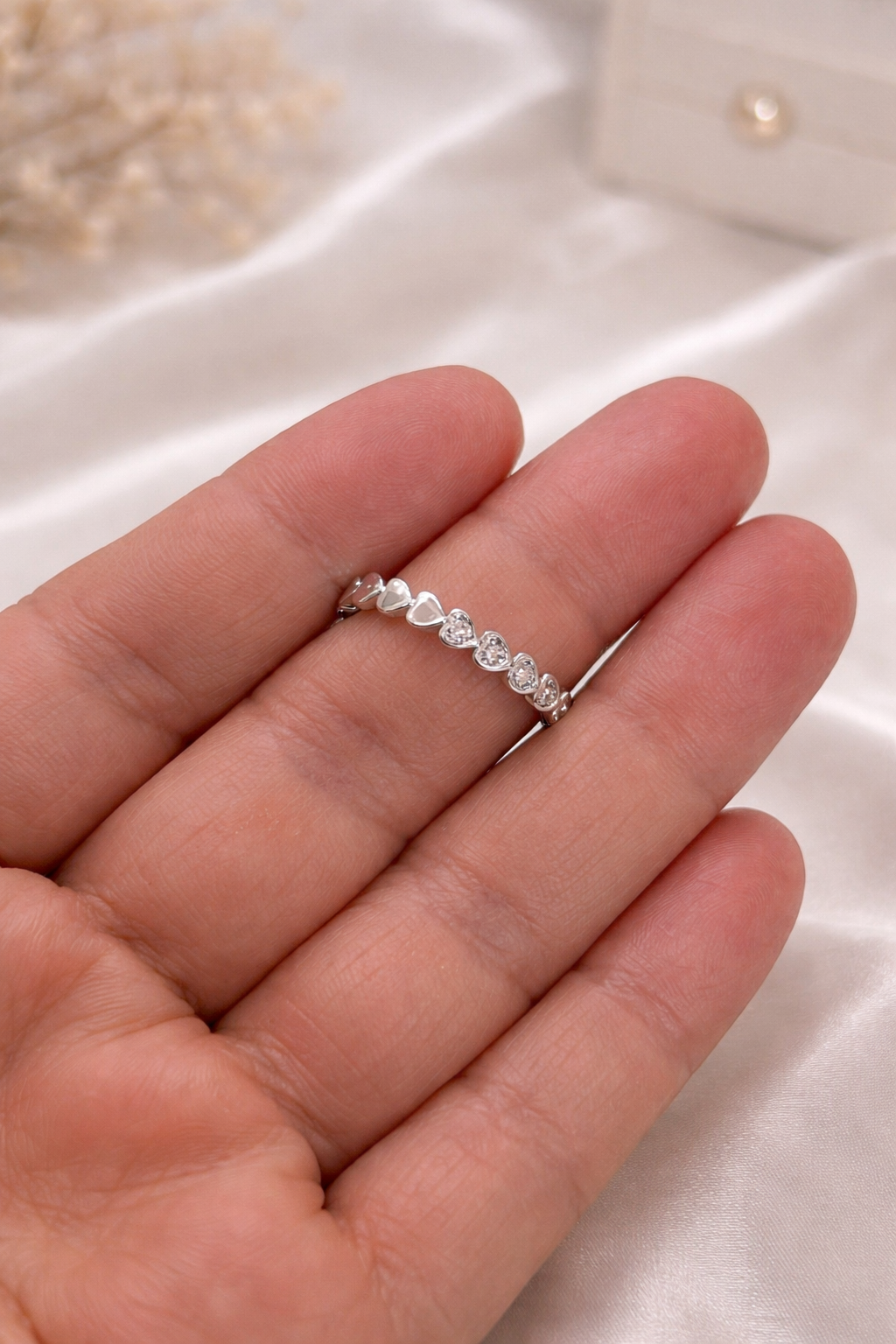 Multi Heart Ring 925 Sterling Silver