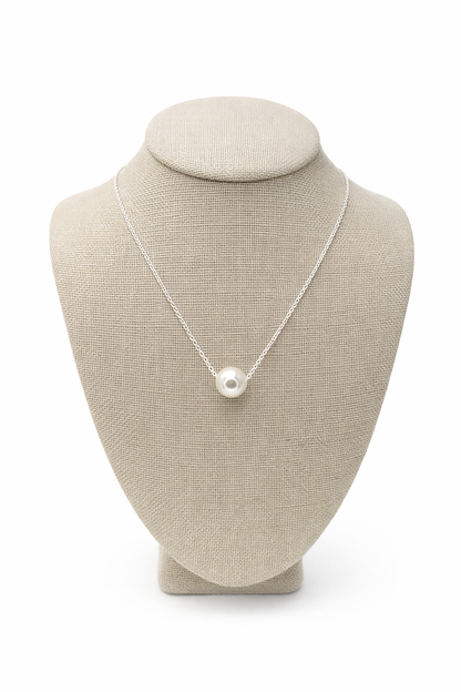 Matilde Necklace - Pearl Sterling Silver 925-10mm