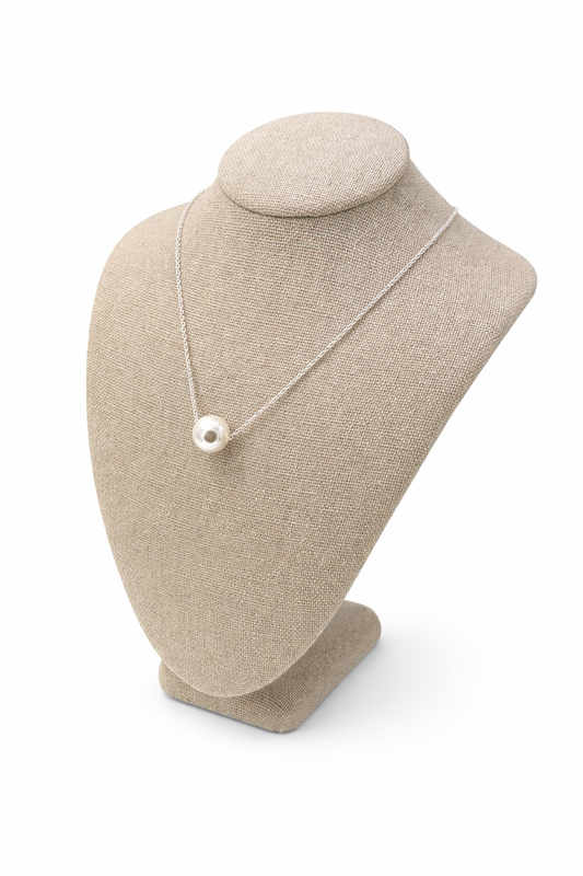 Matilde Necklace - Pearl Sterling Silver 925-10mm