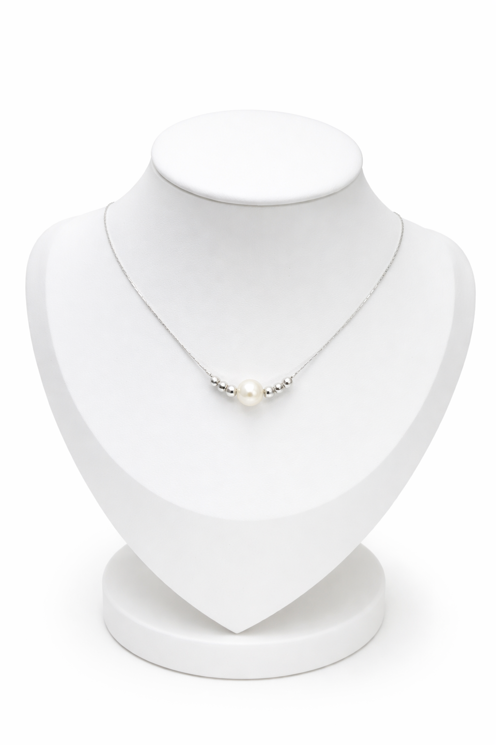 April Pearl Necklace Sterling Silver 925
