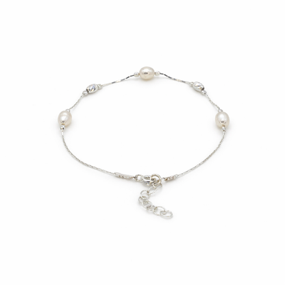 Stella Pearl Bracelet - Sterling Silver 925