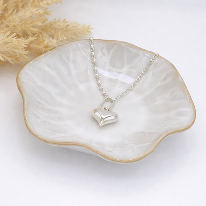Amara Silver Heart Necklace