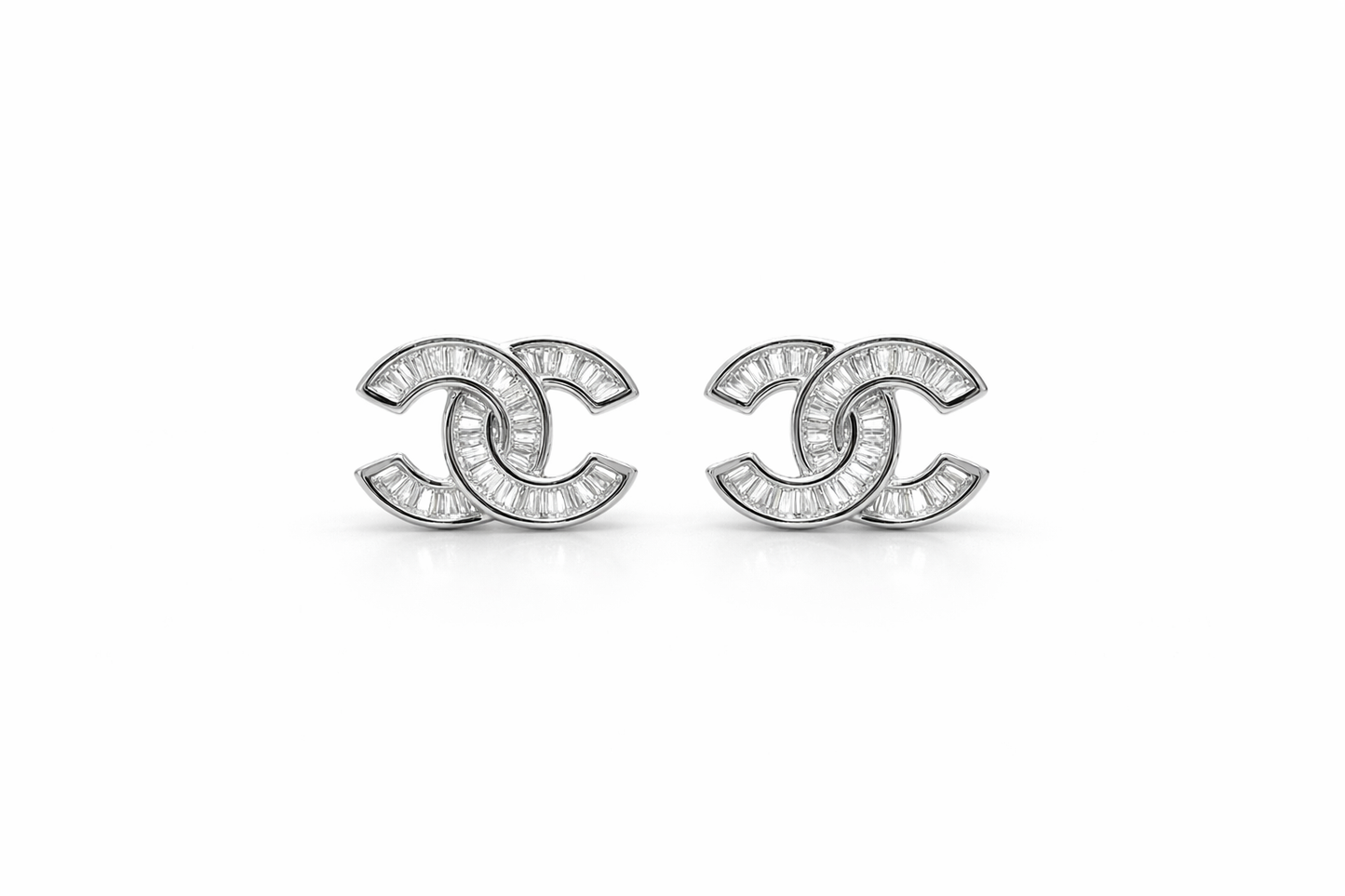 Sparkle Stud Earring Sterling Silver 925