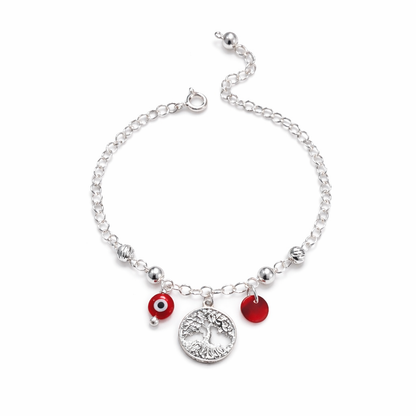 Tree of Life Protection Bracelet 925 Sterling Silver