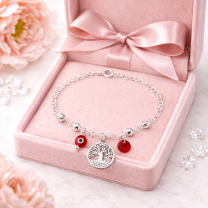 Tree of Life Protection Bracelet 925 Sterling Silver
