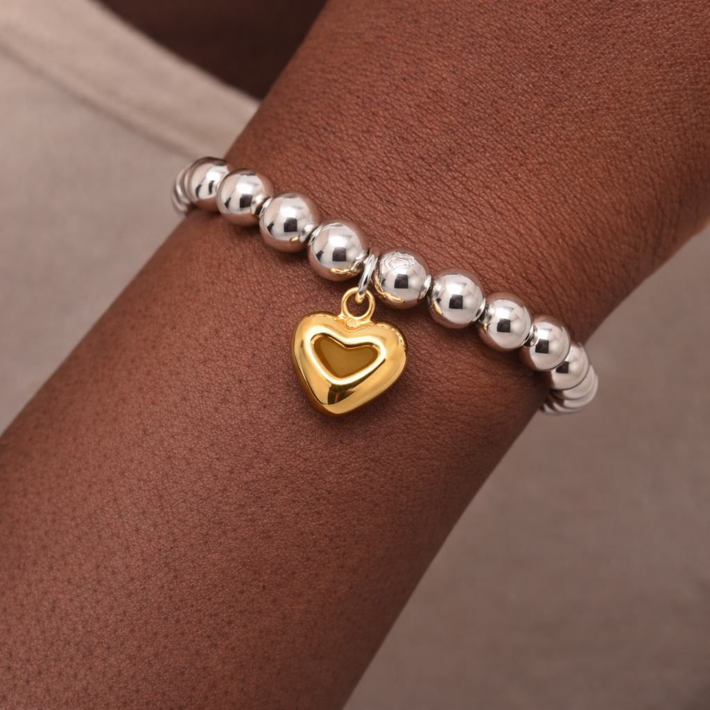 Golden Sweet Heart Bracelet