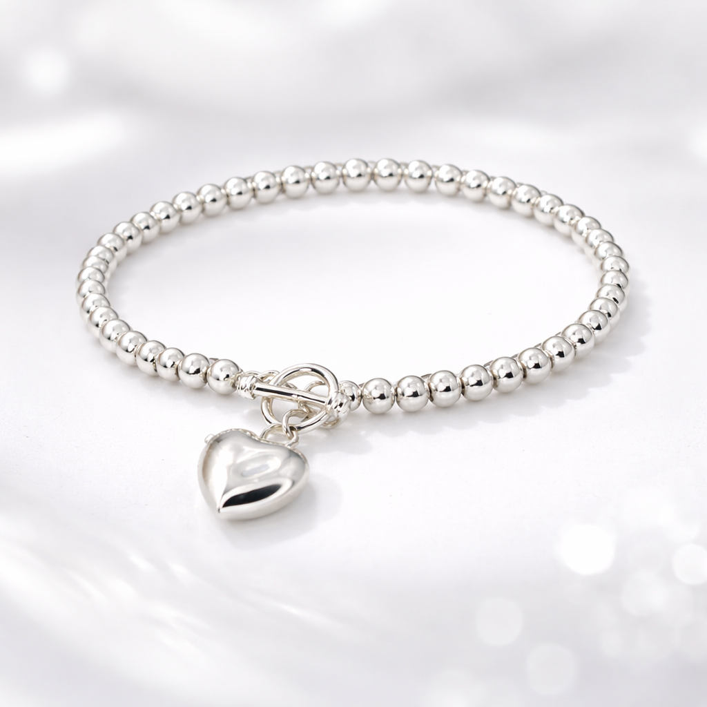 Sweet Heart Beaded Bracelet