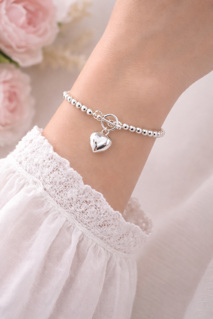 Sweet Heart Beaded Bracelet
