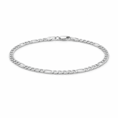 Cartier Style Bracelet Sterling Silver 925 - 7 inch