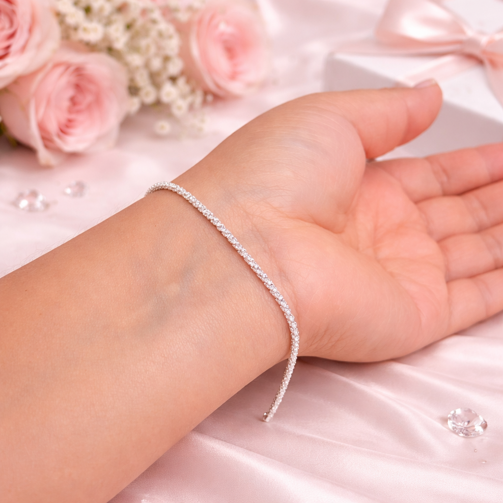 Sunshine Bracelet Sterling Silver 925 7”