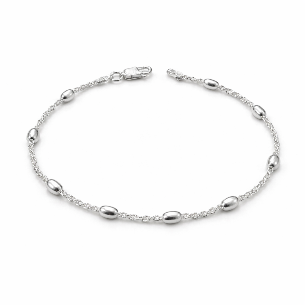 Silver Touch Bracelet Sterling Silver 925 7”
