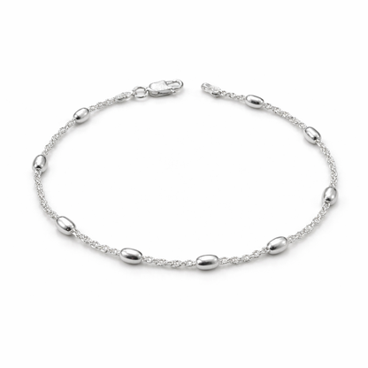 Silver Touch Bracelet Sterling Silver 925 7”