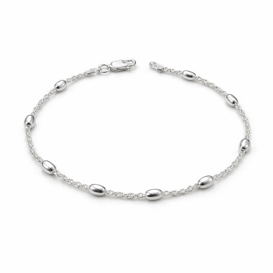 Silver Touch Bracelet Sterling Silver 925 7”