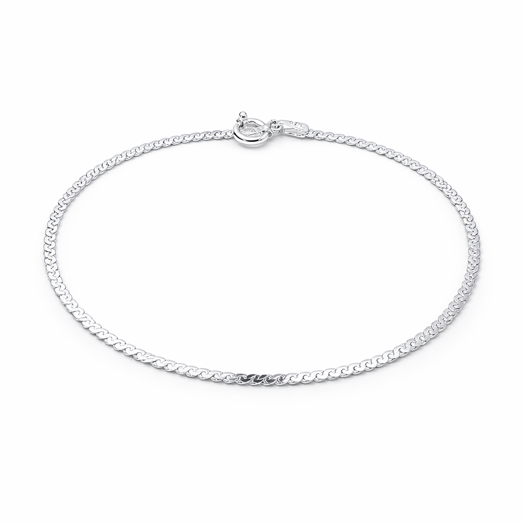 Twisted Bracelet Sterling Silver 925 7 “