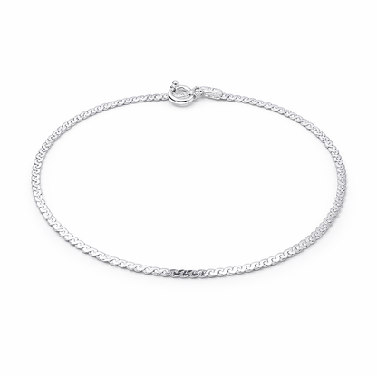 Twisted Bracelet Sterling Silver 925 7 “