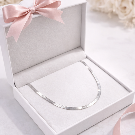 Azteca Chain  Necklace Sterling Silver 925 -3.3mm