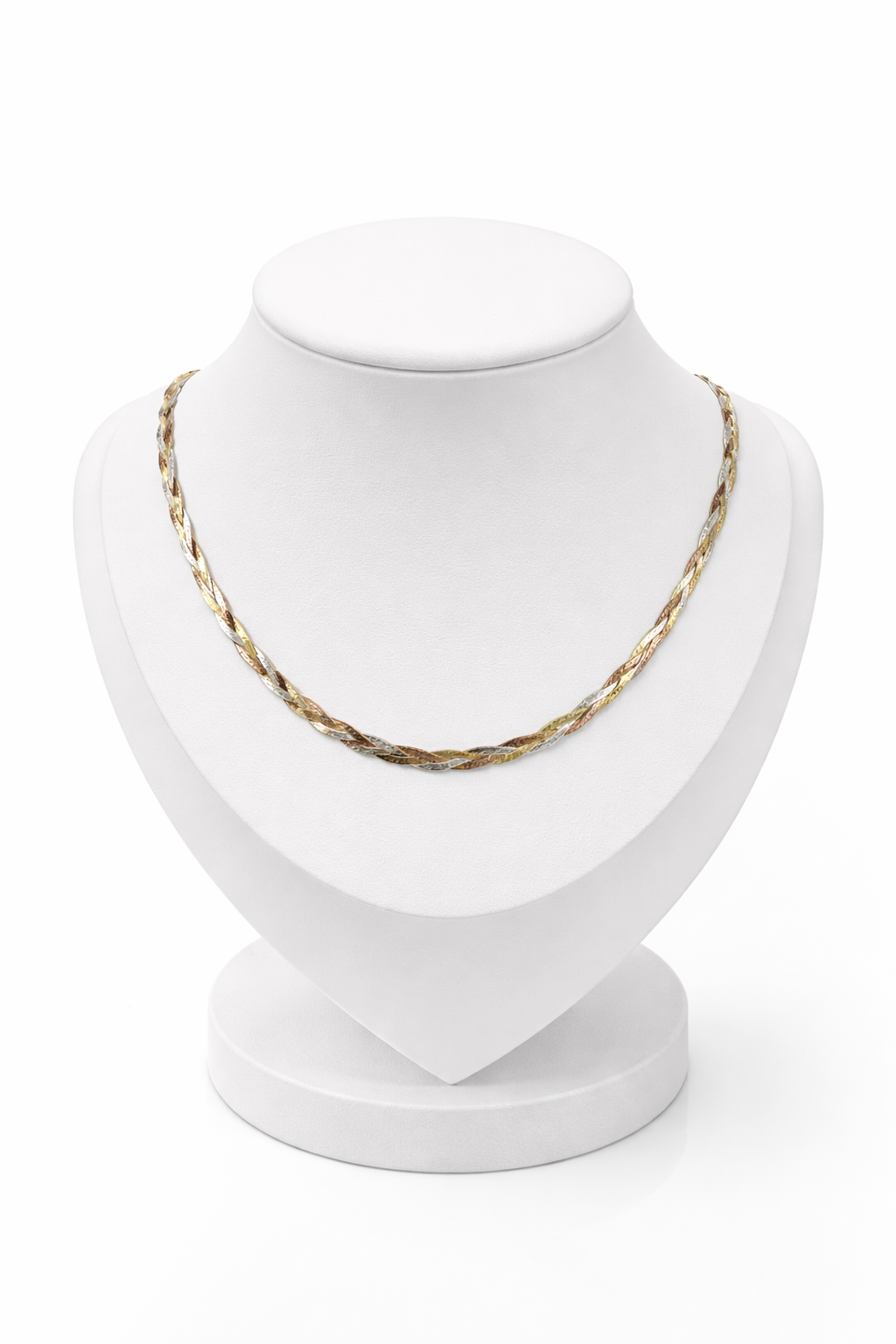 Triple Glow  Necklace -Sterling Silver 925