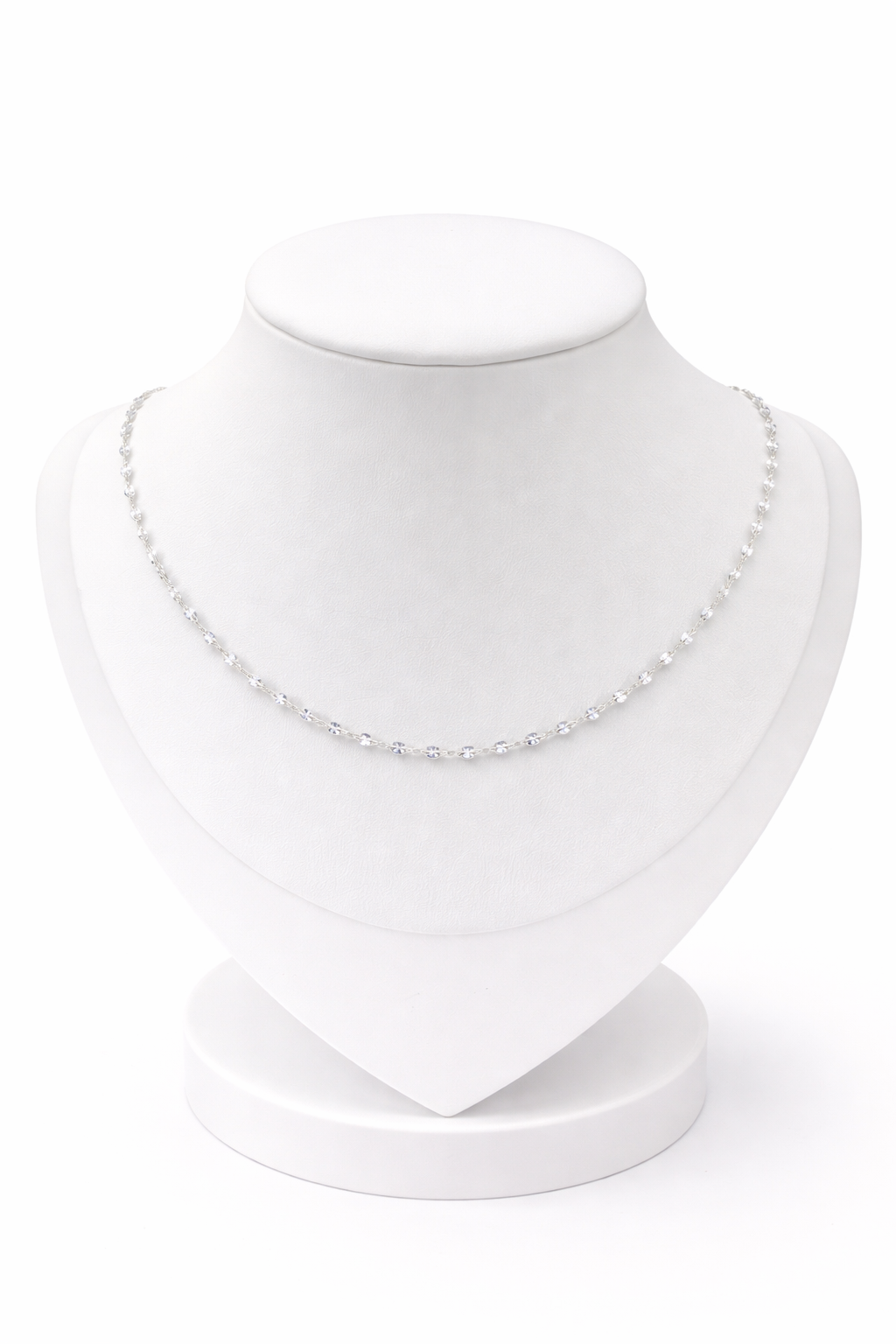 Mini Fiorentina Chain Necklace ,18”, 20 “ and 22” Sterling Silver 925