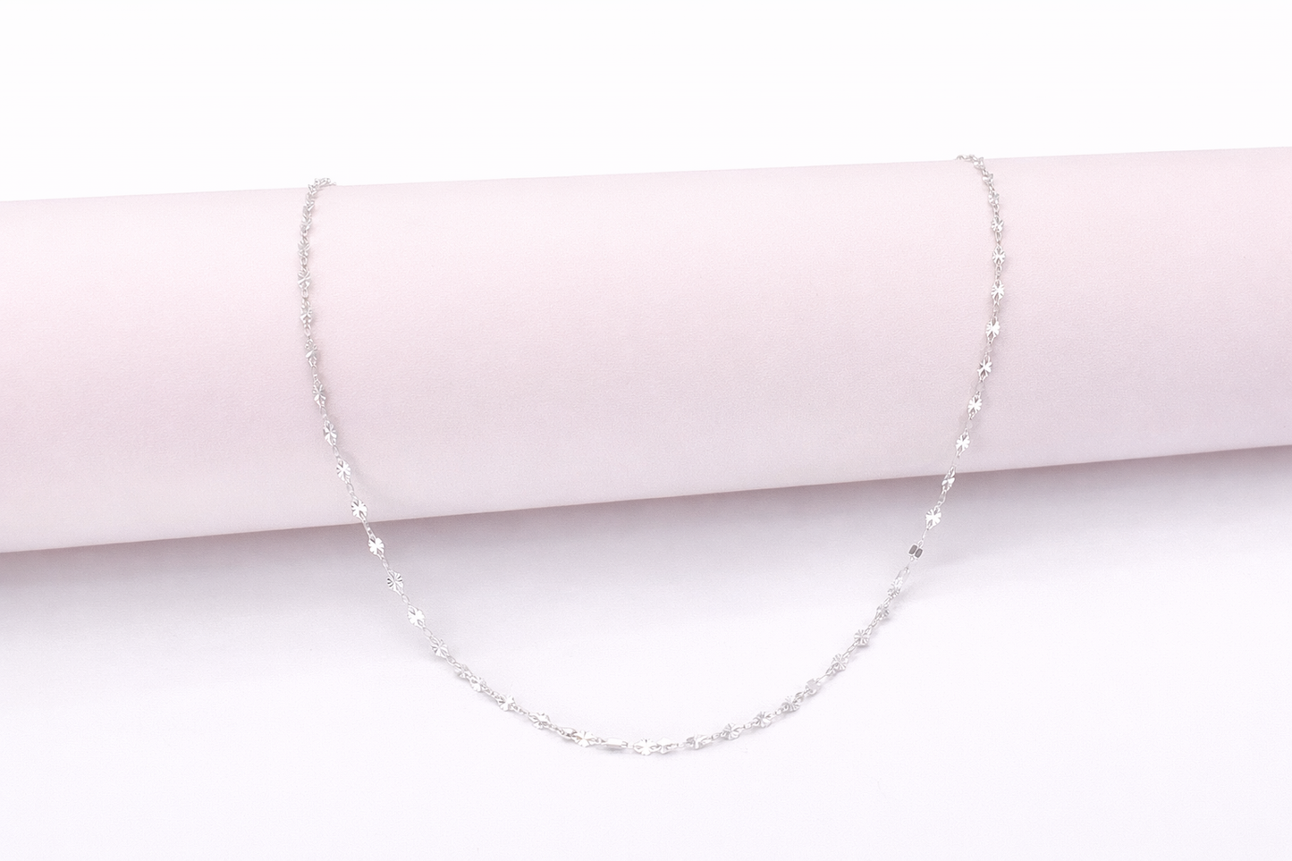 Mini Fiorentina Chain Necklace ,18”, 20 “ and 22” Sterling Silver 925