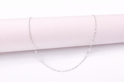 Mini Fiorentina Chain Necklace ,18”, 20 “ and 22” Sterling Silver 925