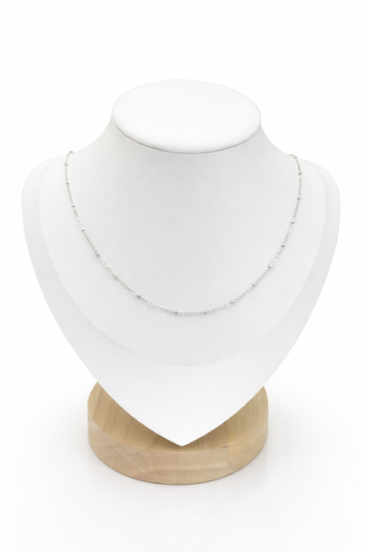 Texas Chain Necklace Sterling Silver 925 in 18” & 20”