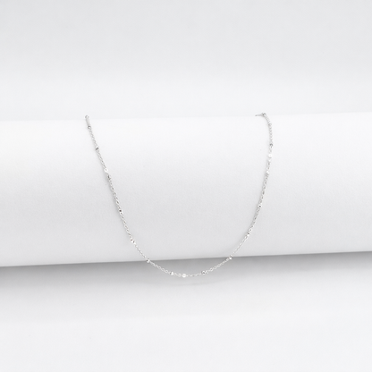 Texas Chain Necklace Sterling Silver 925 in 18” & 20”