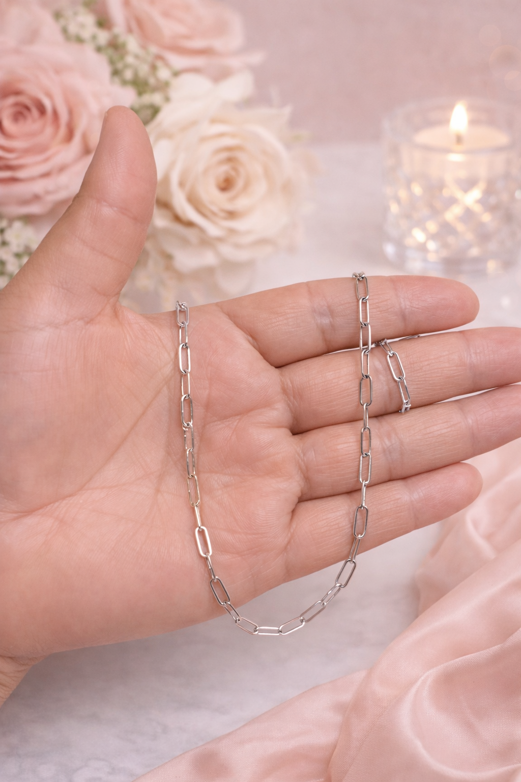 Paperclip Chain ll (2mm)Necklace Sterling Silver 925