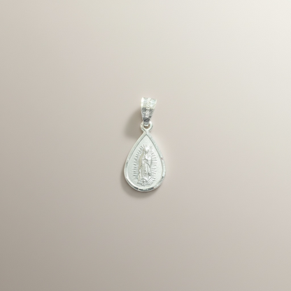 Our Lady of Guadalupe small Pendant Sterling Silver 925-0.9”
