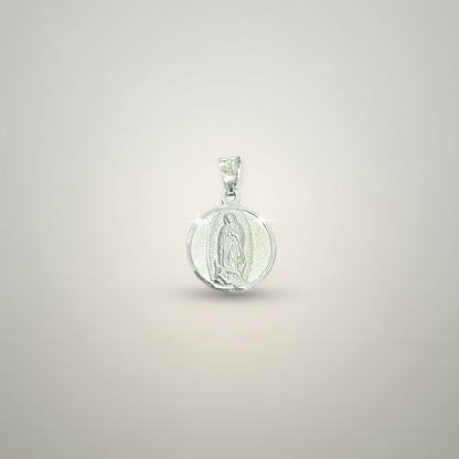 Our Lady of Guadalupe small Pendant Sterling Silver 925- 0.9